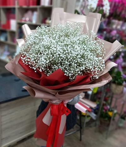 Букет цветов из: Гипсофила в Гаврилково